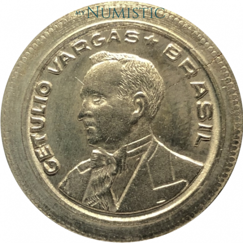 Medalha 50 Anos da Morte de Getúlio - Sobre 2 Cruzeiros - Balsemão — obverse