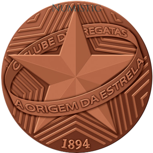 Medalha 130 Anos do Clube de Regatas Botafogo — reverse