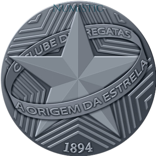 Medalha 130 Anos do Clube de Regatas Botafogo — reverse