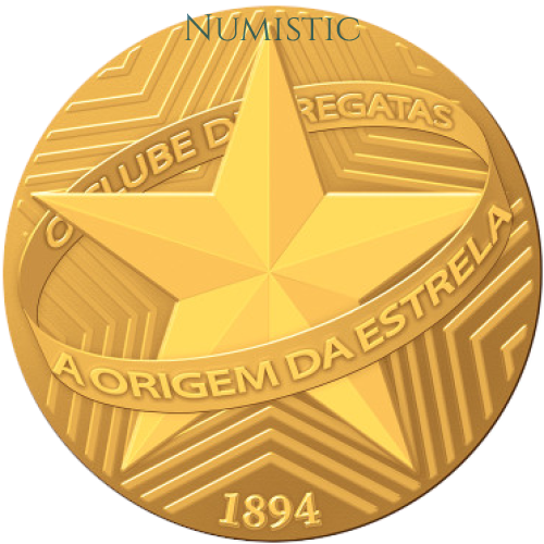 Medalha 130 Anos do Clube de Regatas Botafogo — reverse