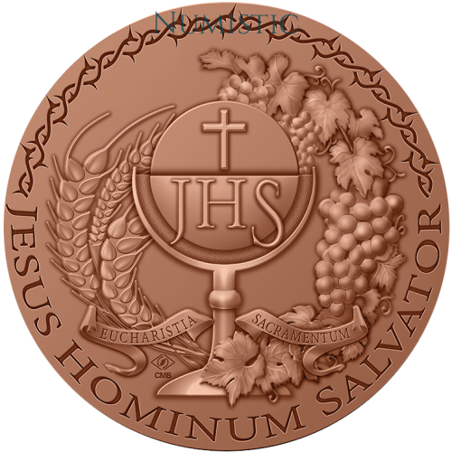 Medalha Santa Ceia - A Origem do Rito da Eucaristia — reverse