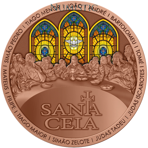 Medalha Santa Ceia - A Origem do Rito da Eucaristia — obverse
