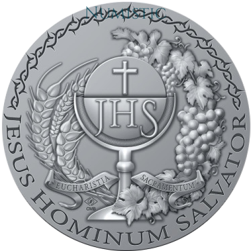 Medalha Santa Ceia - A Origem do Rito da Eucaristia — reverse