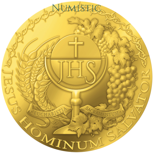 Medalha Santa Ceia - A Origem do Rito da Eucaristia — reverse