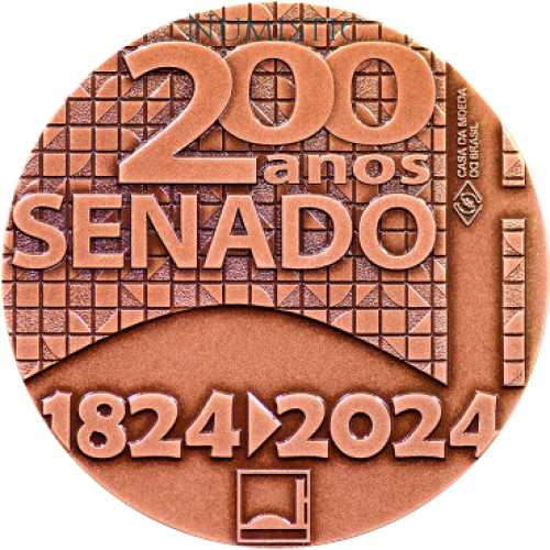 Medalha Série 200 Anos do Senado — obverse