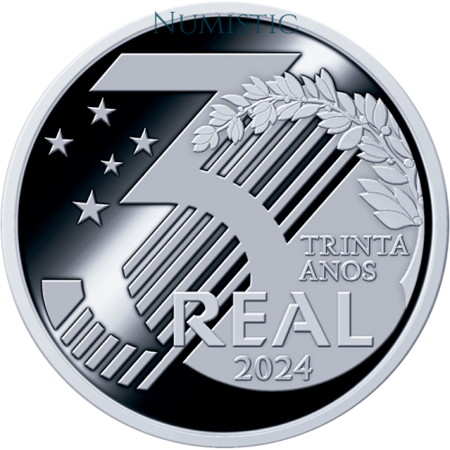 Medalha Comemorativa dos 30 anos do Plano Real — obverse