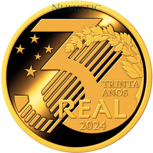Medalha Comemorativa dos 30 anos do Plano Real — obverse