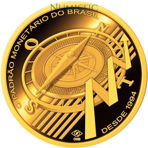 Medalha Comemorativa dos 30 anos do Plano Real — reverse