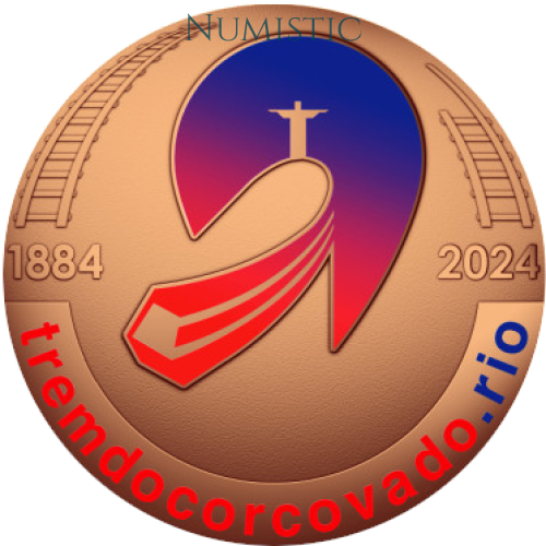 Medalha 140 Anos da Estrada de Ferro do Corcovado — reverse