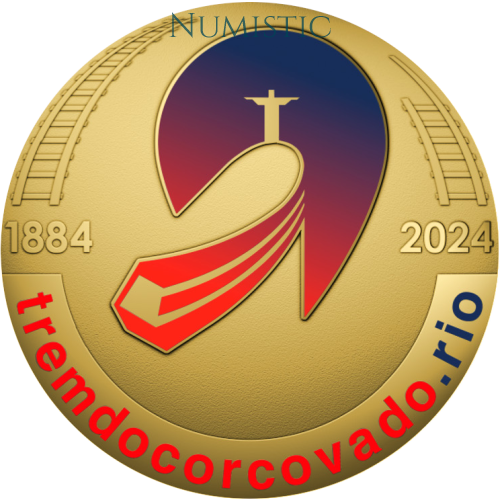 Medalha 140 Anos da Estrada de Ferro do Corcovado — reverse