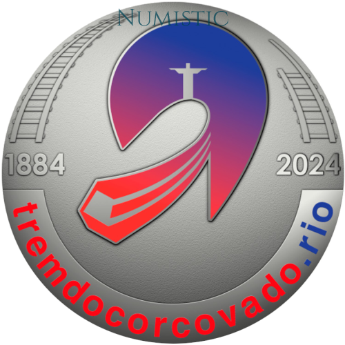 Medalha 140 Anos da Estrada de Ferro do Corcovado — reverse
