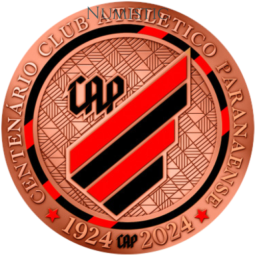 Medalha 100 Anos do Club Athletico Paranaense — obverse