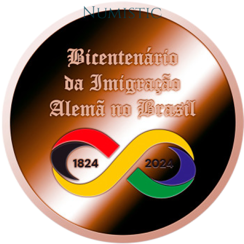Medalha Bicentenário da Imigração Alemã no Brasil — obverse