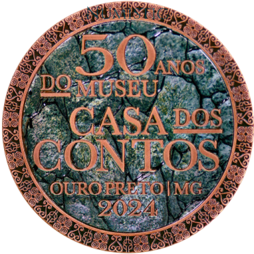 Medalha 50 Anos de Criação do Museu Casa dos Contos e 240 Anos de Construção do Monumento — obverse