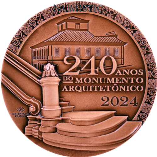 Medalha 50 Anos de Criação do Museu Casa dos Contos e 240 Anos de Construção do Monumento — reverse