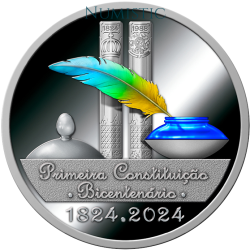 Medalha 200 anos da Primeira Constituição Poder Legislativo — obverse