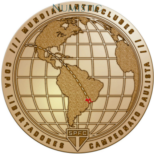 Medalha São Paulo Futebol Clube - 30 Anos Das Conquistas — reverse