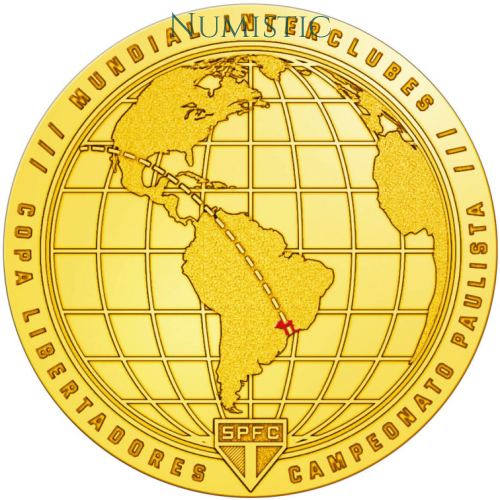 Medalha São Paulo Futebol Clube - 30 Anos Das Conquistas — reverse