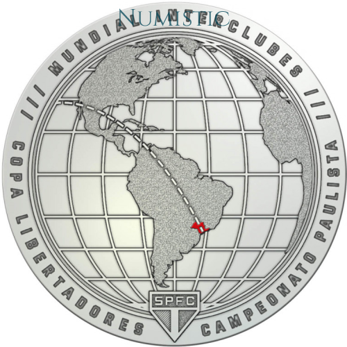Medalha São Paulo Futebol Clube - 30 Anos Das Conquistas — reverse