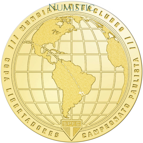 Medalha São Paulo Futebol Clube - 30 Anos Das Conquistas — reverse
