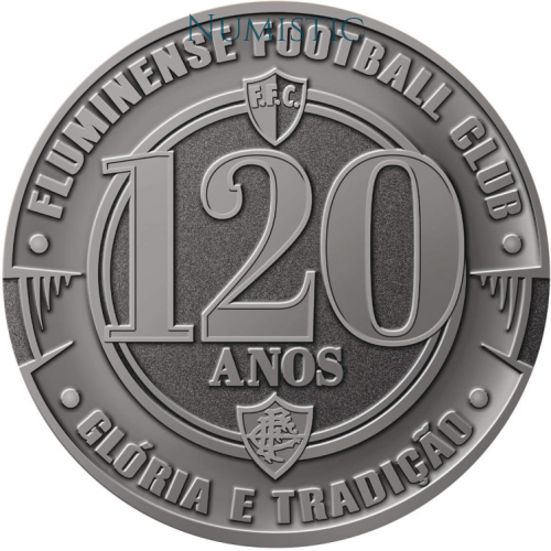 Medalha 120 Anos de Fluminense Football Club — obverse