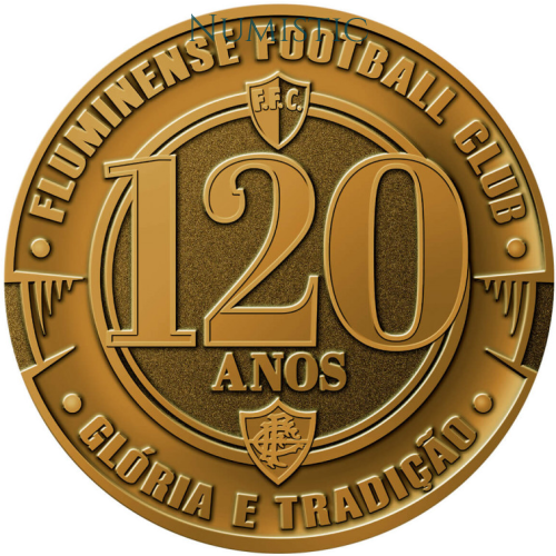 Medalha 120 Anos de Fluminense Football Club — obverse