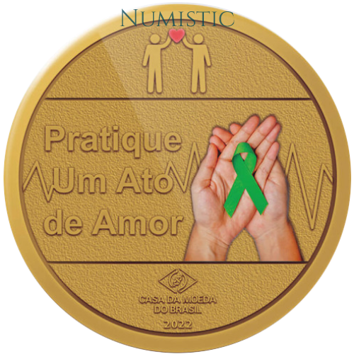 Medalha Doação de Órgãos e Tecidos — reverse