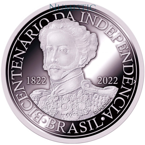 Medalha Série Bicentenário da Independência do Brasil - D. Pedro I — obverse