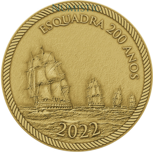 Medalha 200 anos da Esquadra Brasileira - Marinha na Independência — obverse