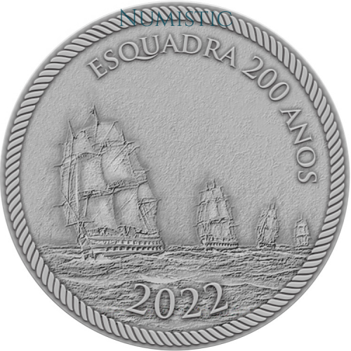 Medalha 200 anos da Esquadra Brasileira - Marinha na Independência — obverse