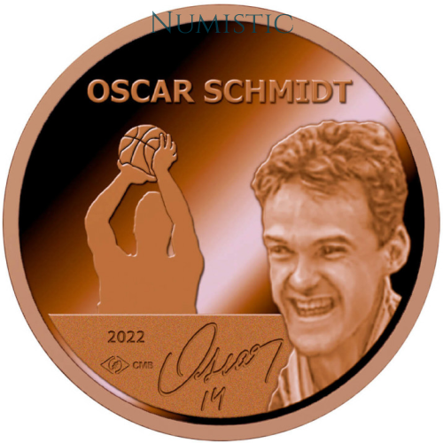 Medalha Oscar Schmidt — obverse