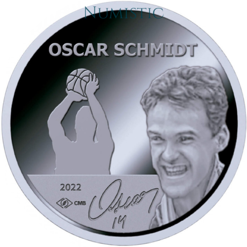Medalha Oscar Schmidt — obverse