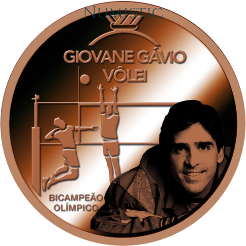 Medalha Grandes Ídolos do Esporte - Giovane Gávio — reverse