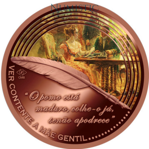 Medalha Série Bicentenário da Independência - D. Maria Leopoldina — reverse