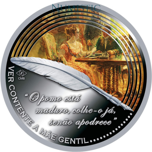Medalha Série Bicentenário da Independência - D. Maria Leopoldina — reverse