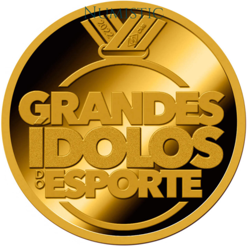 Medalha Grandes Ídolos do Esporte - Magic Paula — obverse