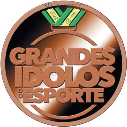 Medalha Grandes Ídolos do Esporte - Adhemar Ferreira — obverse