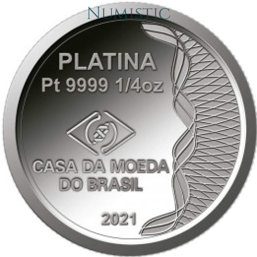 Metal Nobre Circular Platina (Pt) — obverse