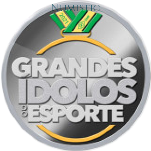 Medalha Grandes Ídolos do Esporte - Daiane dos Santos — obverse