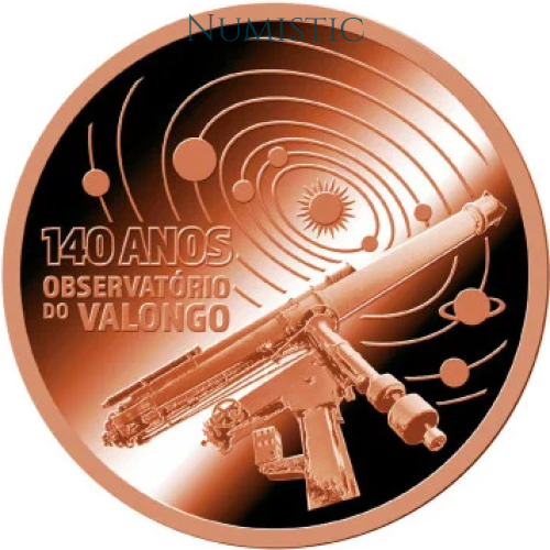 Medalha 140 Anos do Observatório Do Valongo/UFRJ — reverse