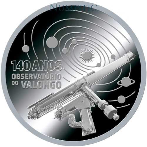Medalha 140 Anos do Observatório Do Valongo/UFRJ — reverse