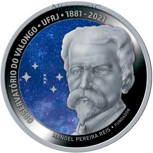 Medalha 140 Anos do Observatório Do Valongo/UFRJ — obverse