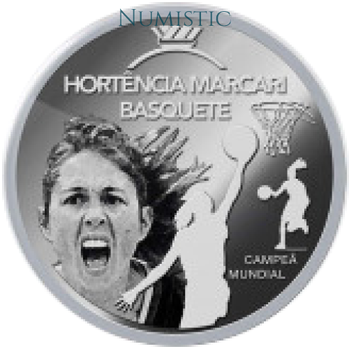 Medalha Grandes Ídolos do Esporte - Hortência Marcari — reverse