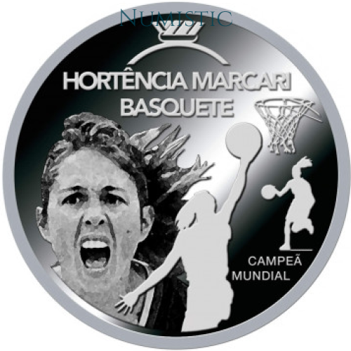 Medalha Grandes Ídolos do Esporte - Hortência Marcari — reverse