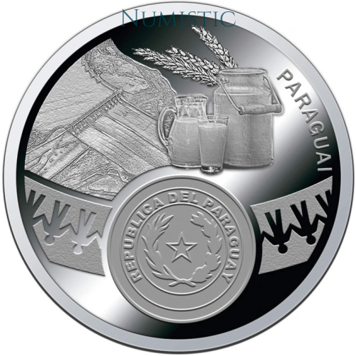 Medalha 30 Anos do Tratado de Assunção Países Fundadores - Paraguai — reverse
