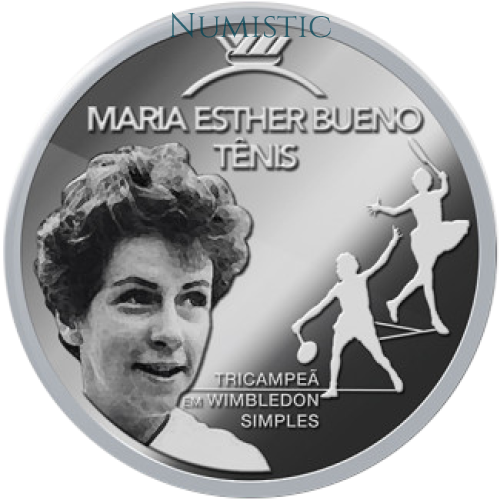 Medalhas Grandes Ídolos do Esporte - Maria Esther — reverse