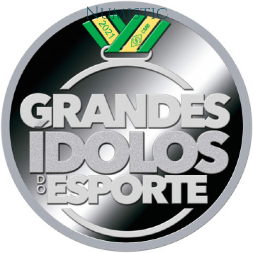Medalhas Grandes Ídolos do Esporte - Robert Scheidt — obverse