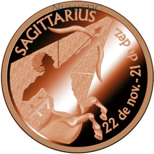 Medalha Signos do Zodíaco - Sagitário — reverse
