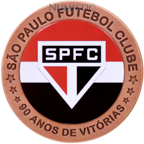 Medalha 90 Anos do São Paulo Futebol Clube — obverse