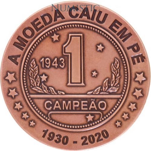 Medalha 90 Anos do São Paulo Futebol Clube — reverse